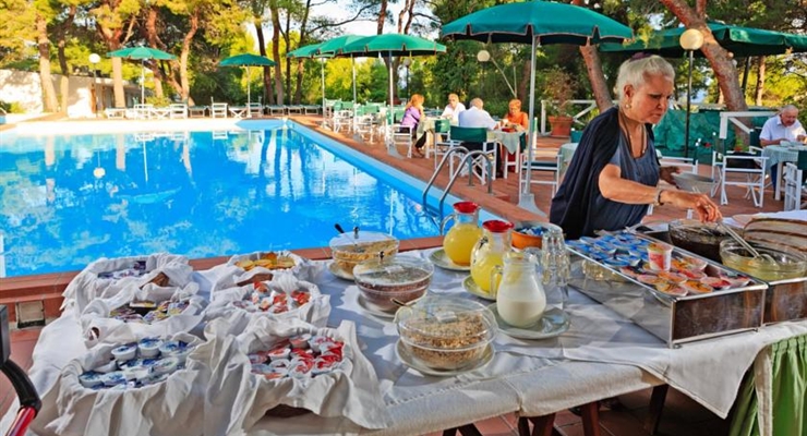 Hotel Kyrie - Isole Tremiti, Buffet Colazione