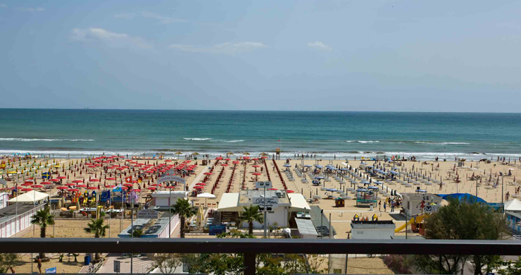 Hotel Ferretti Beach - Rimini, Vista Camere