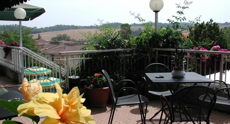 Hotel Garden - Tabiano Terme, Terrazza